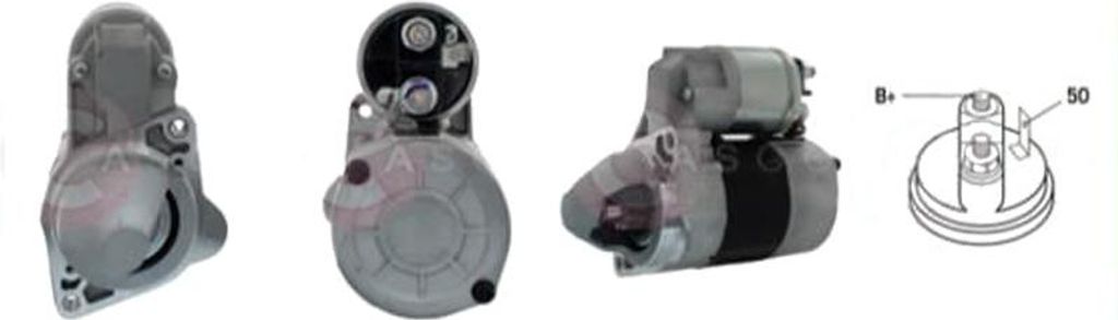 CASCO CST30115AS Starter Anlasser 0,80kW für SMART CITY-COUPE (450) FORTWO Coupe (450) CABRIO (450) FORTWO Cabrio (450) ROADSTER (452) 12V