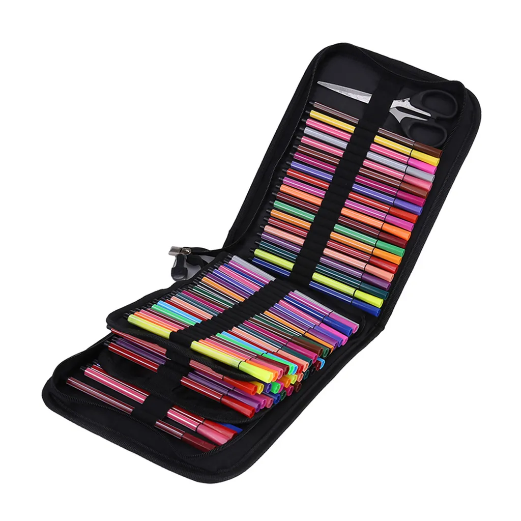 Astuccio per Schizzi Professionale: Sacchetto per Matite da Viaggio - 4
