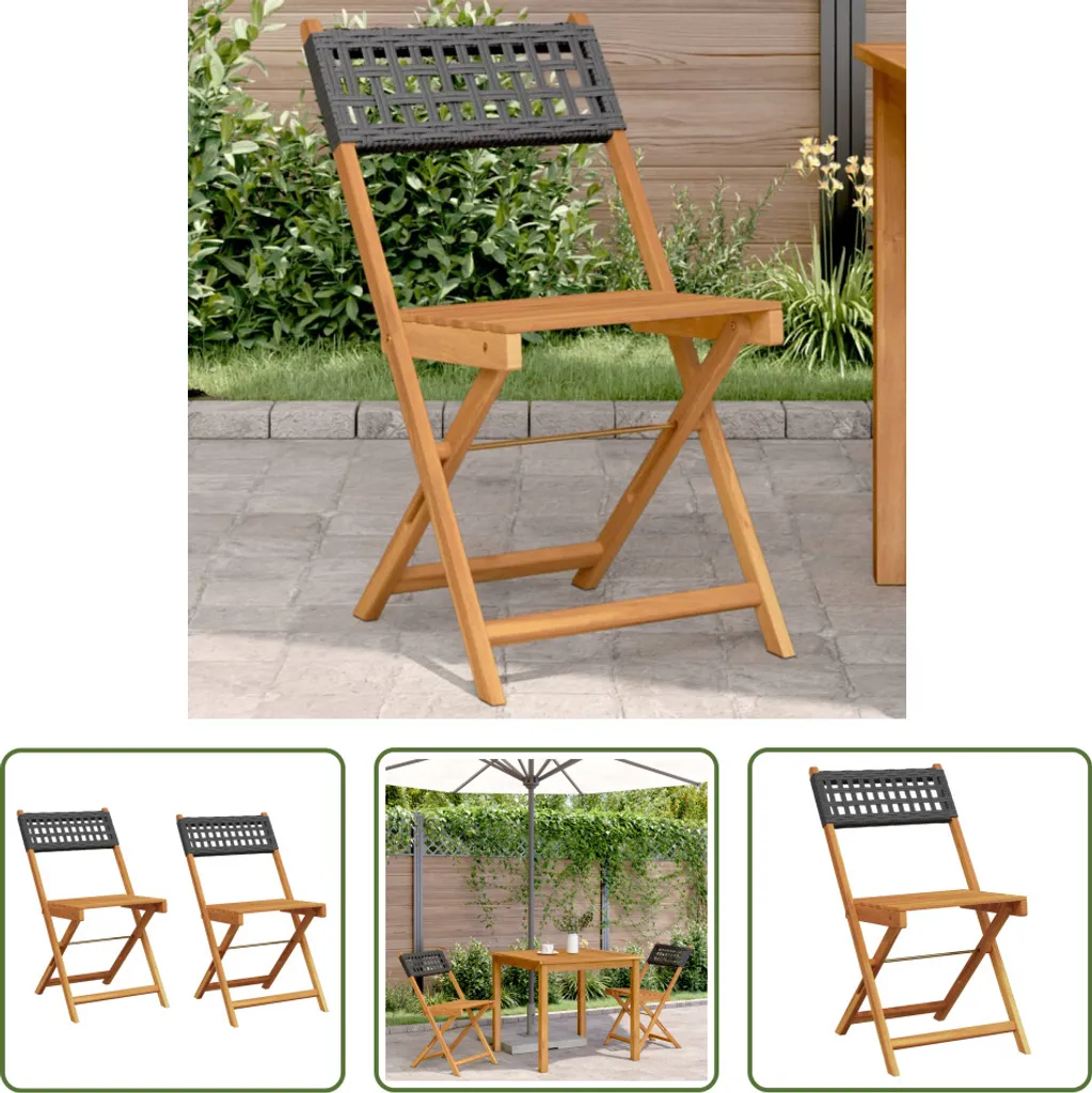 Set 2 Sedie Bistrot Nere The Living Store - Crea il tuo Angolo Parigino