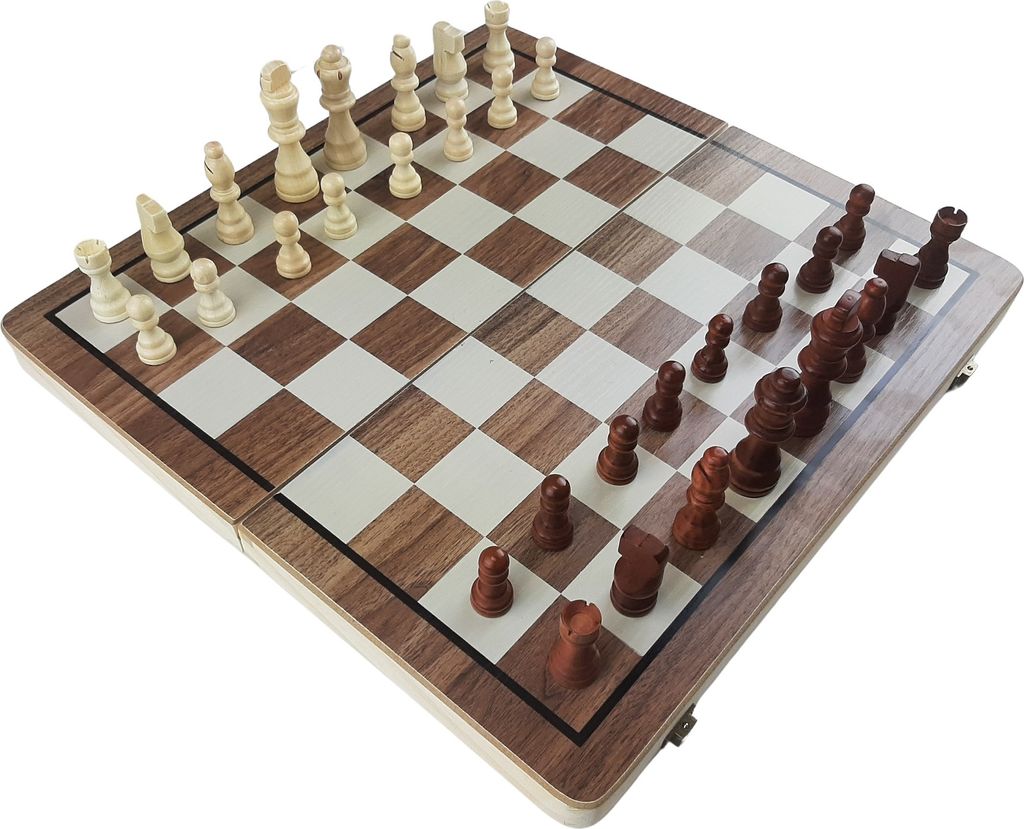 Šachy MASTER magnetické dřevěné - 39 x 39 cm Obrázek produktu 