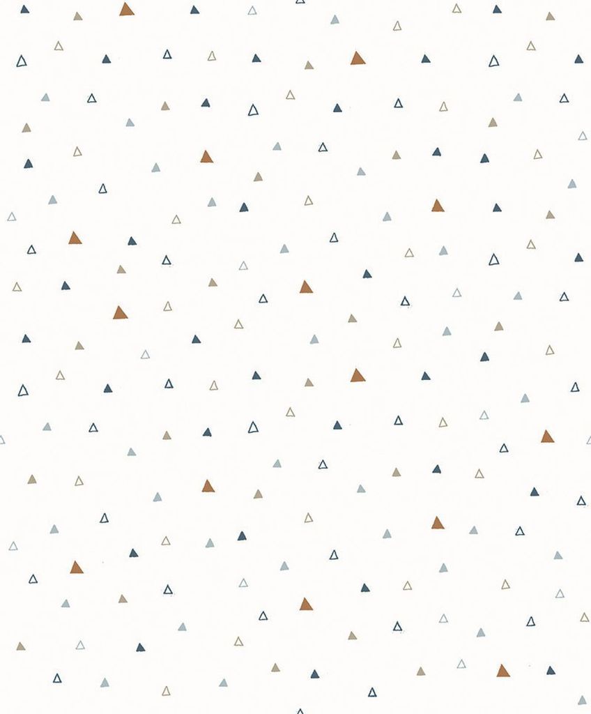 Masureel Tapete geometrisches Motiv Weiß - 631874 - 53 cm x 10.05 m