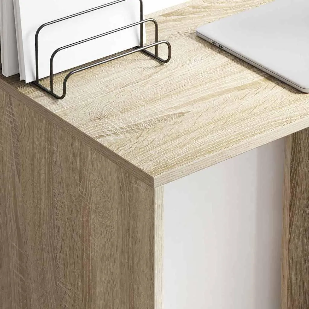 Postazione Smart Working Best Möbel Rovere 78cm | Ergonomia e Spazio - 4