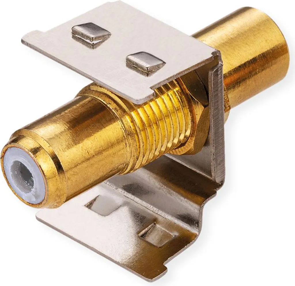 Coupleur RCA Keystone ROLINE Blanc - Châssis Métallique Robuste et Fiable