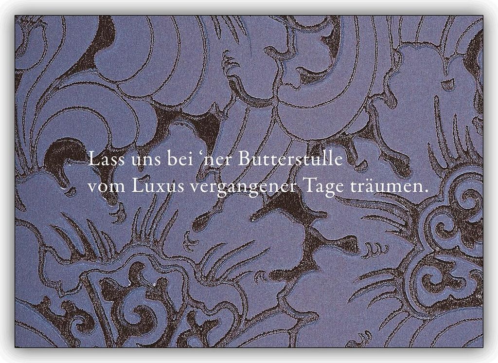 5er Set Einladungskarten um vom gestrigen träumen