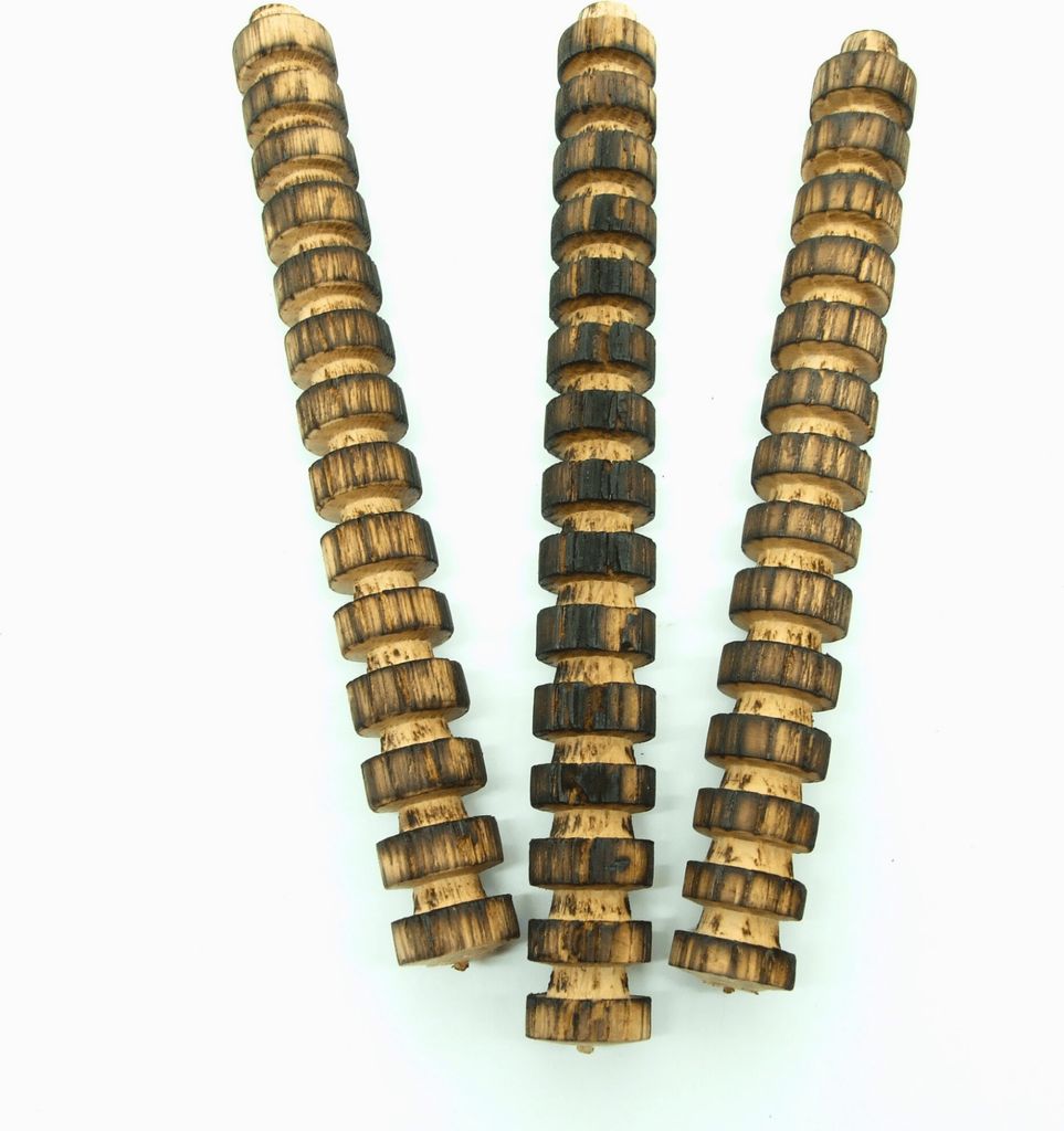 3 x Spirale aus Eichenfässern - Mittel Getoastet - Whiskey aus Irland, Holzspiralen, Eichen Infusion Flasche Spiral