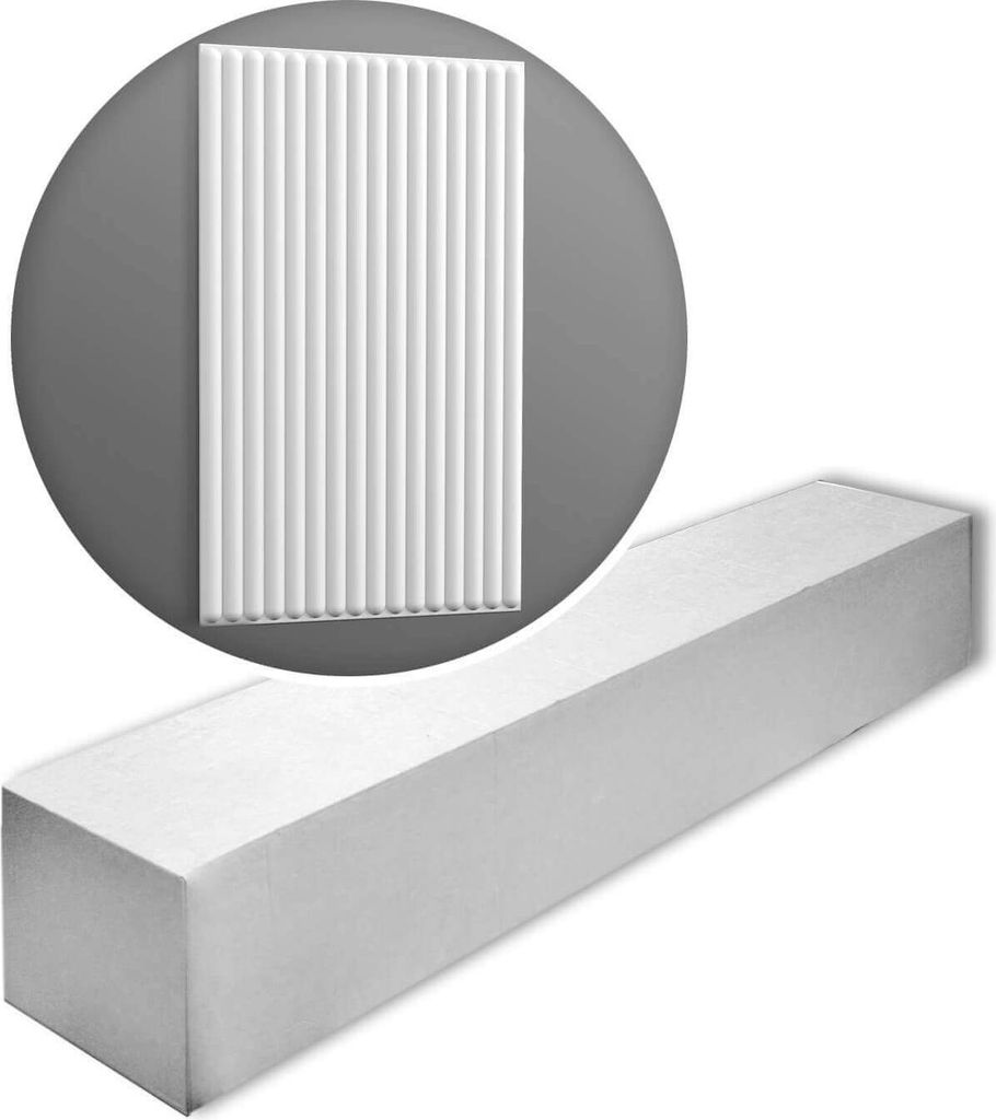 Orac Decor W215-box HILL BEAD 3D Wandpaneele 1 Karton SET mit 5 Paneelen | 2 m2