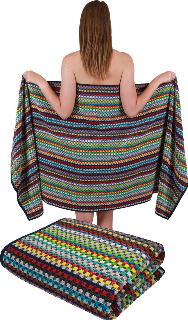 Betz 2 Stück Saunatücher 80 x 200 cm XXL Duschtücher Produktbild 