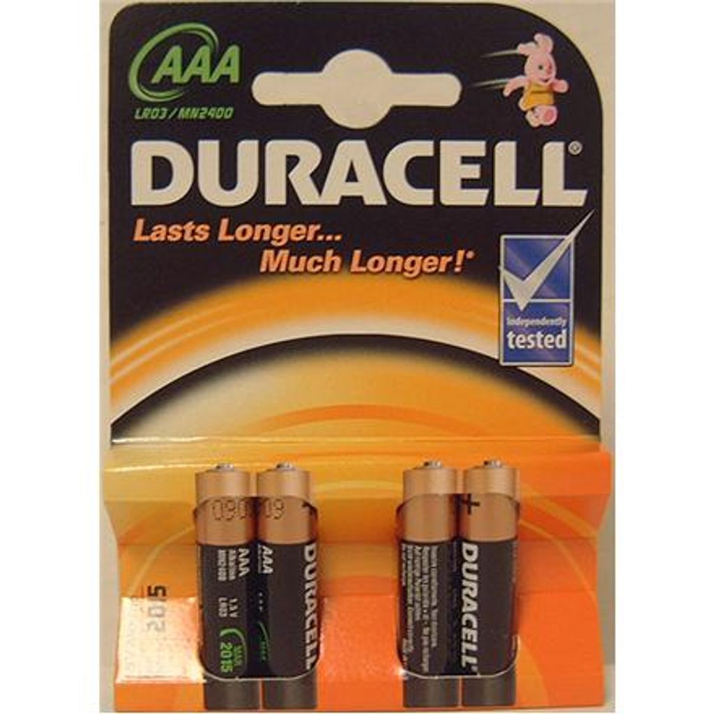 Duracell Basic 4 AAA Batterien