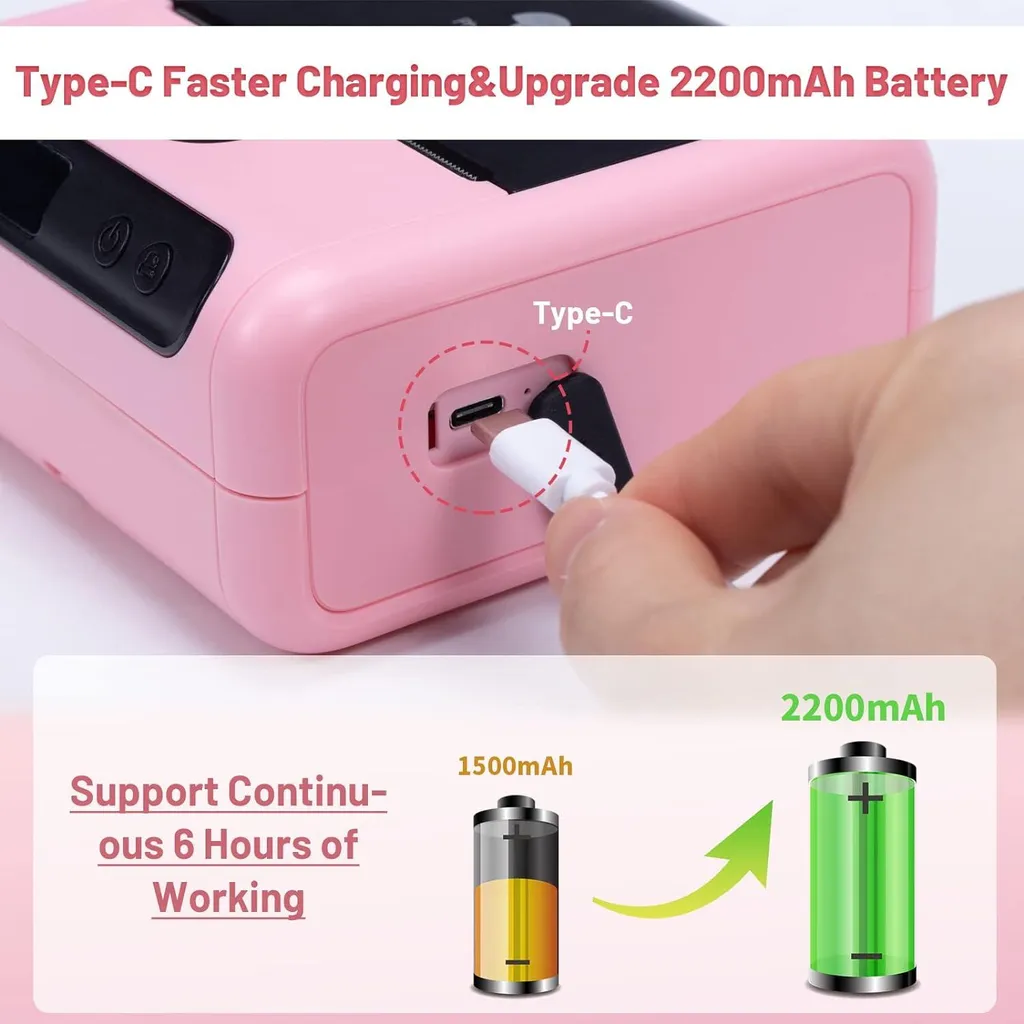Imprimante Thermique Phomemo M200 Bluetooth pour Logo et Code-Barres - 7