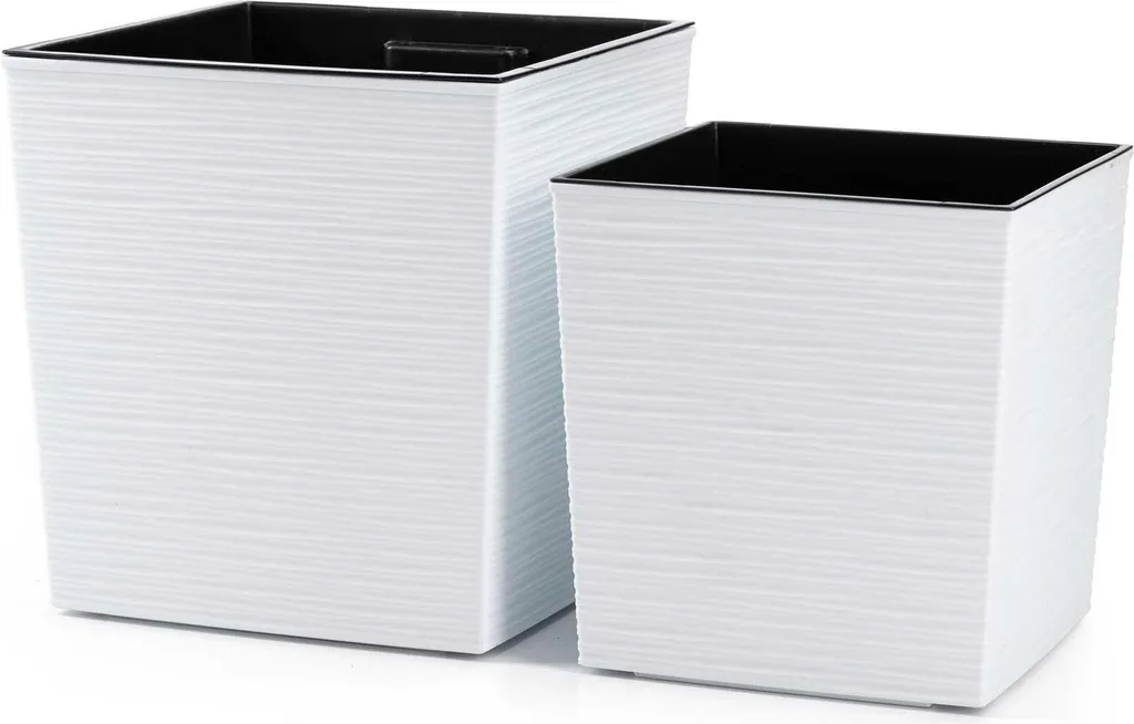 Jardinière Incassable et Anti-Gel Flore Riflo - Pots de Fleurs Blancs