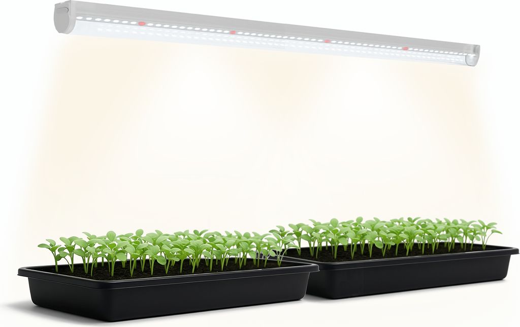 BioGreen Pflanzenlampe "FLORABOOSTER 200" mit Vollspektrum LED für kräftiges Wachstum und gesunde Blattbildung