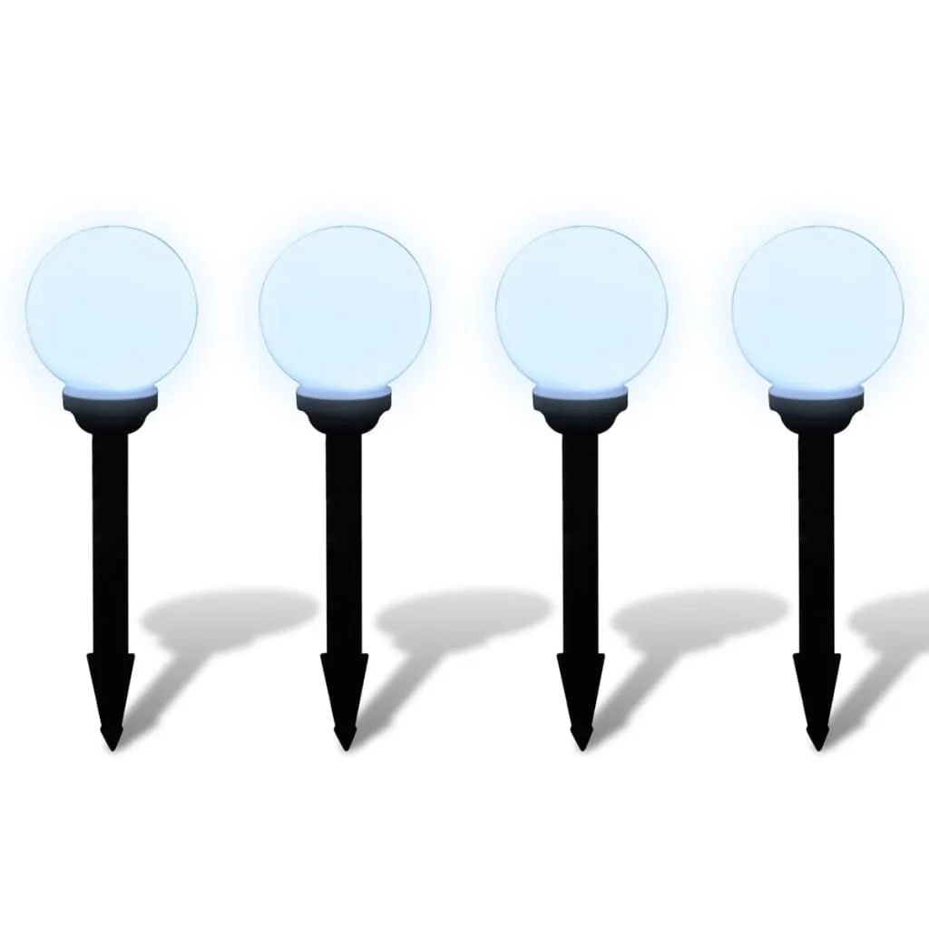Éclairage extérieur d'allée LED 15 cm : Pack de 4 lampes de chemin - 3