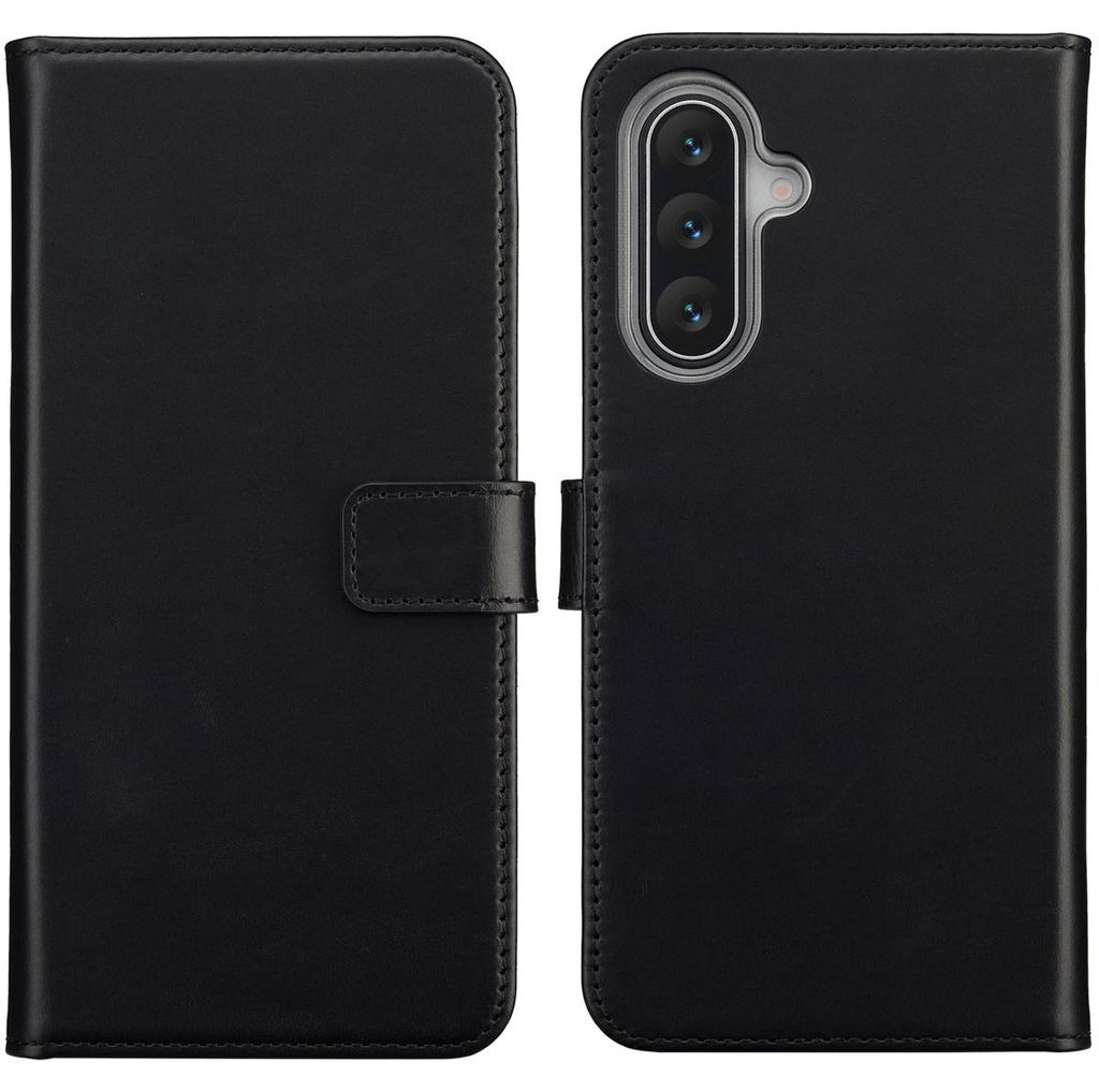 Custodia a libro in vera pelle Selencia Samsung Galaxy A17 Immagine del prodotto 