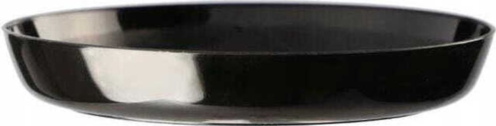 Topflappen schwarz Kunststoff Cristal 14,5 cm