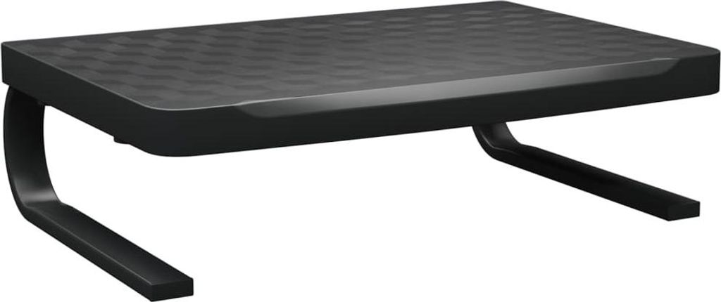 vidaXL Monitorständer Schwarz 37x28x11,5 cm