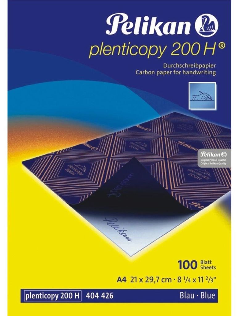 Pelikan Plenticopy 200 H - Kohlepapier - 100 Blatt - A4 Produktbild 