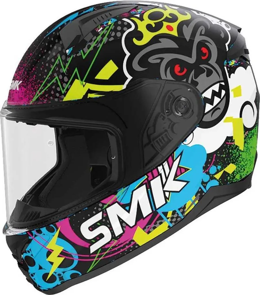 Casque intégral SMK Bionic Chimpz S idéal pour la Ville et la Route