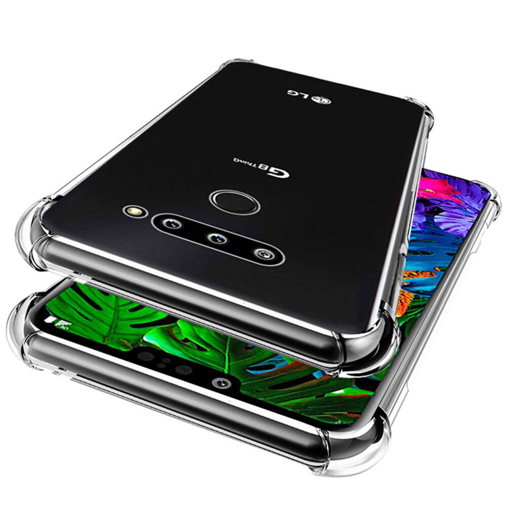 LG G8 ThinQ Pouzdro, Průhledné Měkké TPU Bumper, Obrázek produktu 