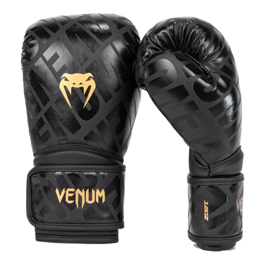Gants de boxe Venum Contender 1.5 XT avec mousse injectée Noir et Or