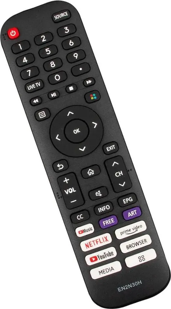 Télécommande de remplacement pour Smart TV Hisense série 43AE7010F