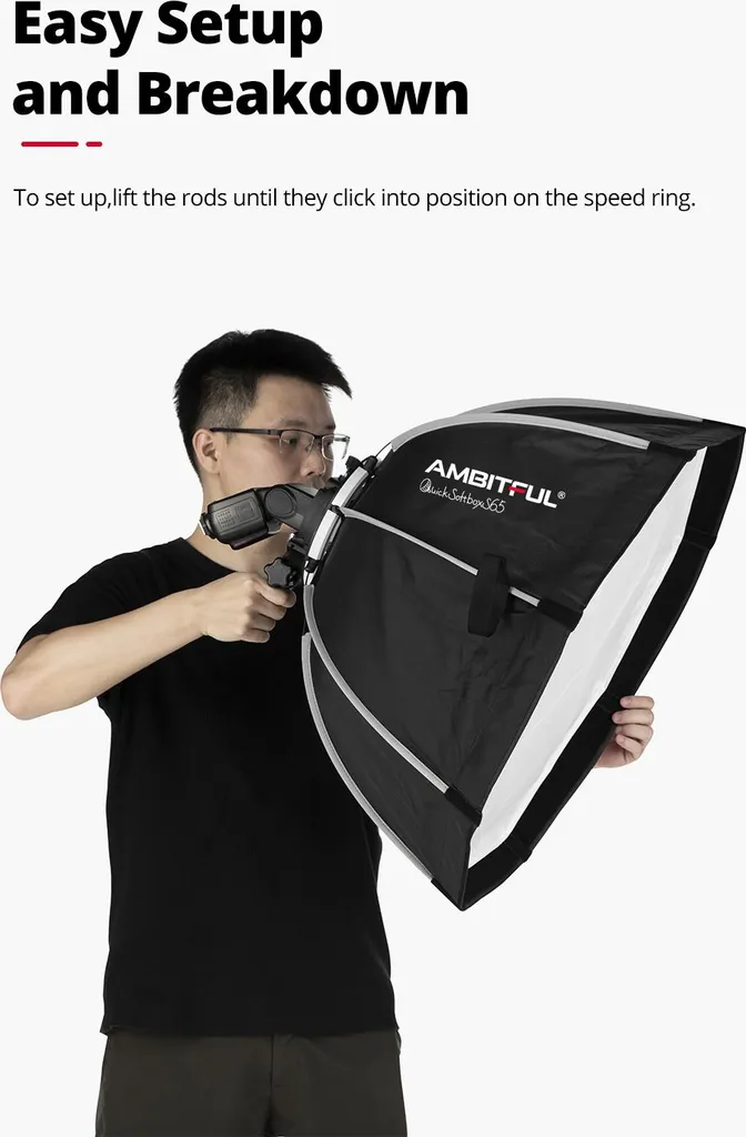 Boîte à lumière octogonale 90cm diffuseur avec grille pour flash cobra - 4