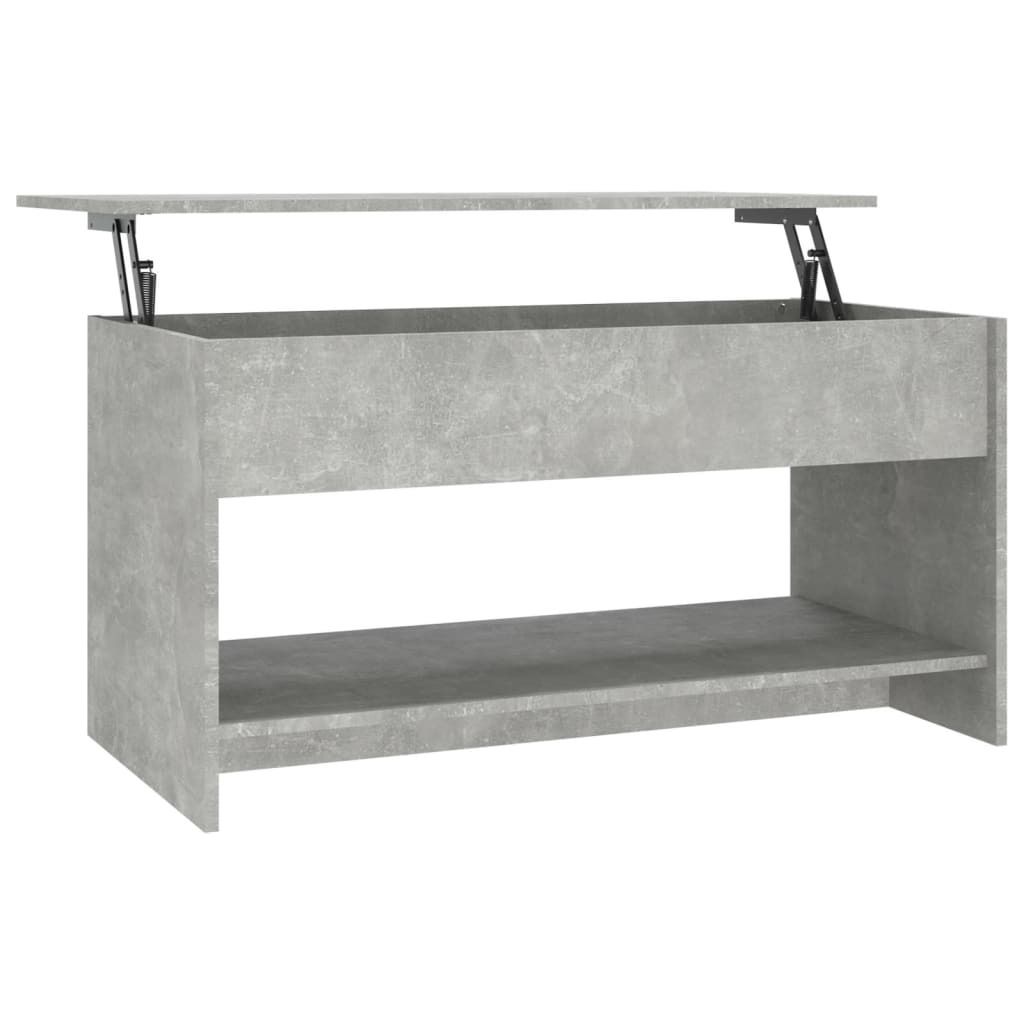 vidaXL Couchtisch Betongrau 102x50x52,5 cm Holzwerkstoff Produktbild 