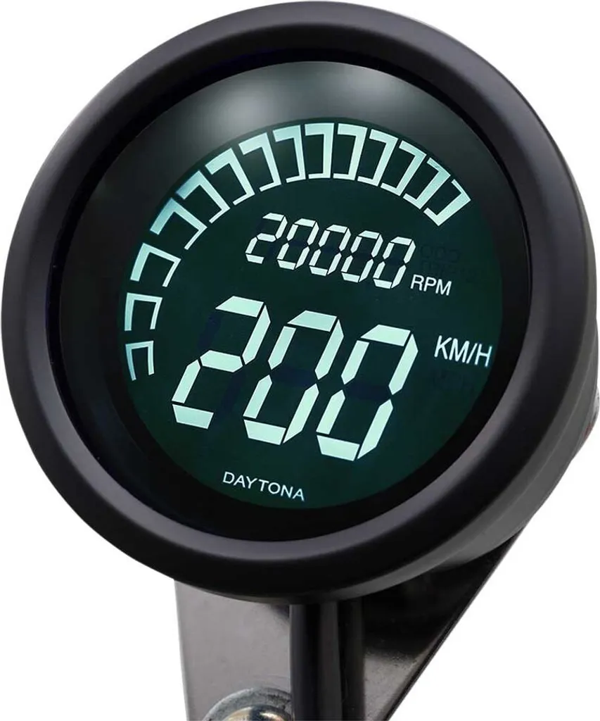 Tachymètre Moto Daytona Velona 60 Dark Twin pour Rénovation Tableau