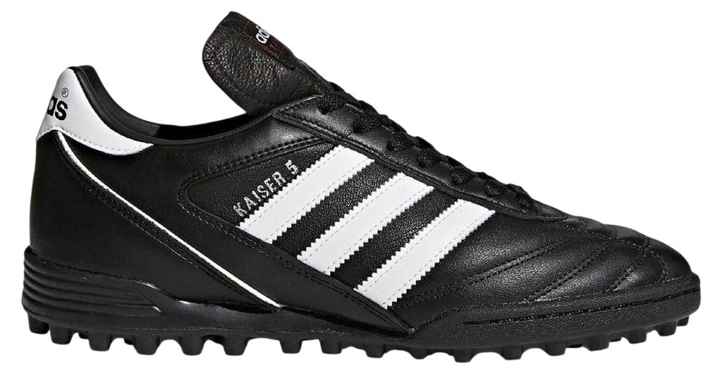 Adidas - "Kaiser 5 Team" Kunstrasen Turnschuhe für Herren, Leder GT23303 (41,5 EU) (Schwarz/Weiß)