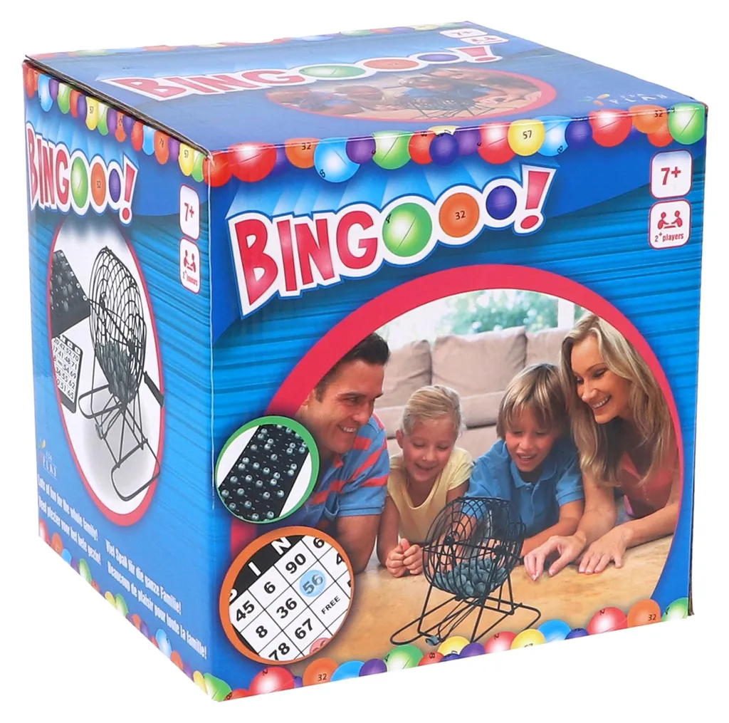 Moulin à bingo anti-blocage en acier - Loto sans triche 75 boules