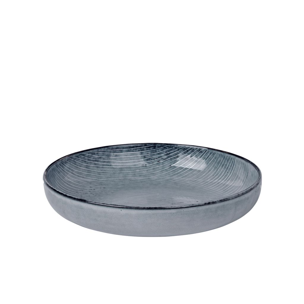 Broste copenhagen Bowl graublau 22,5 x 4,8 cm Nordic Sea