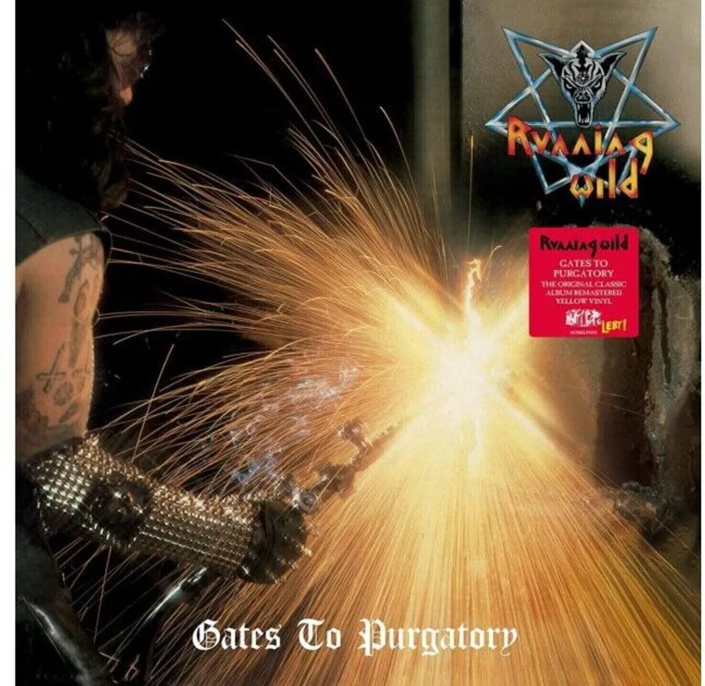 Disque Vinyle Running Wild Gates To Purgatory LP Couleur Jaune Limité