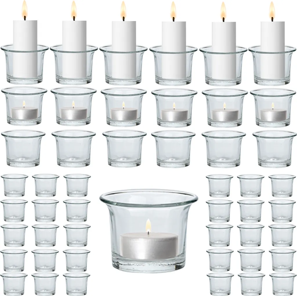 Stock 48 Barattoli Vetro Trefor per Produzione Candele Professionali