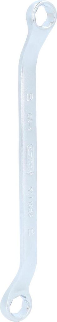 KS Tools RESCUEpower Doppel-Ringschlüssel gekröpft 10x11 mm, 517.1558