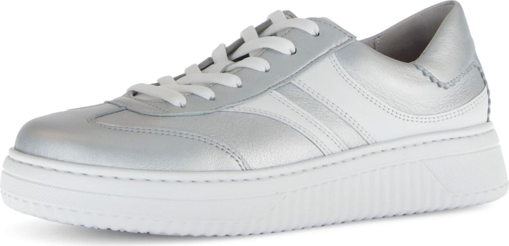 Gabor (0) Sportliche Schnürschuhe Damen 31393931363734 Silber 38 EU