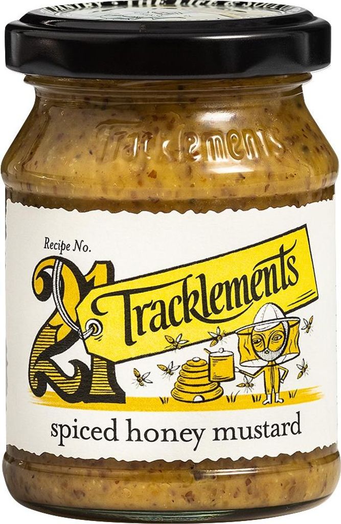Tracklements Spiced Honey Mustard - würziger Senf mit Honig