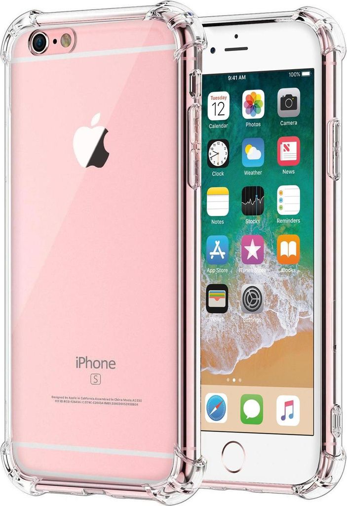 Hülle für iPhone 6 / 6s Schutzhülle Anti Shock Handy Case Transparent Cover