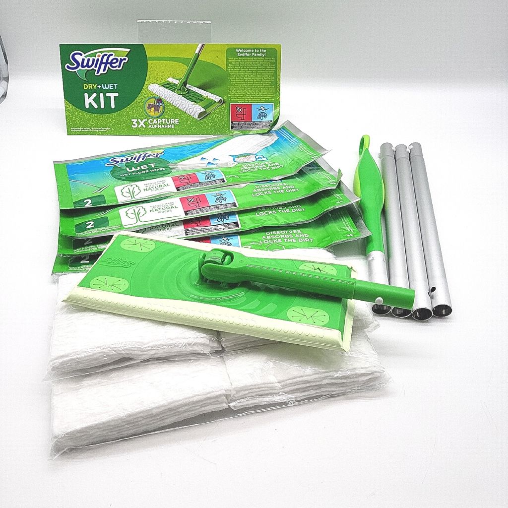 Swiffer Bodenwischer Starter Kit Trockenen Und Feuchten Produktbild 