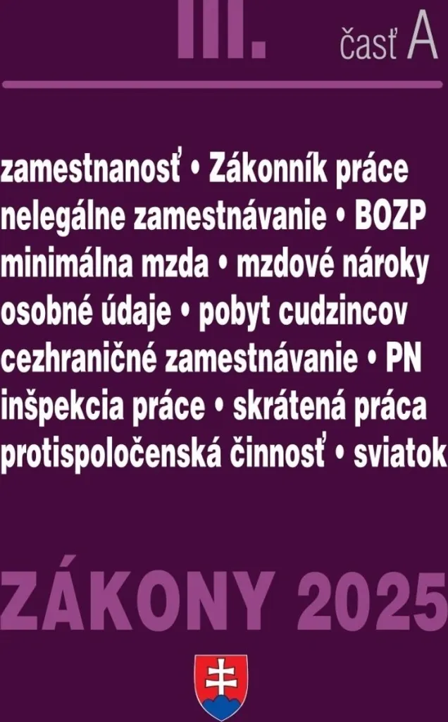 Zákony III/2025 : Guide pour Préparer Concours et Examens de Droit