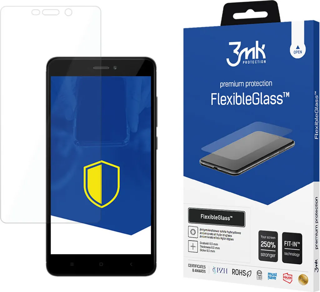 Salva Schermo Xiaomi Redmi 4 | 3mk FlexibleGlass Hybrid 7H