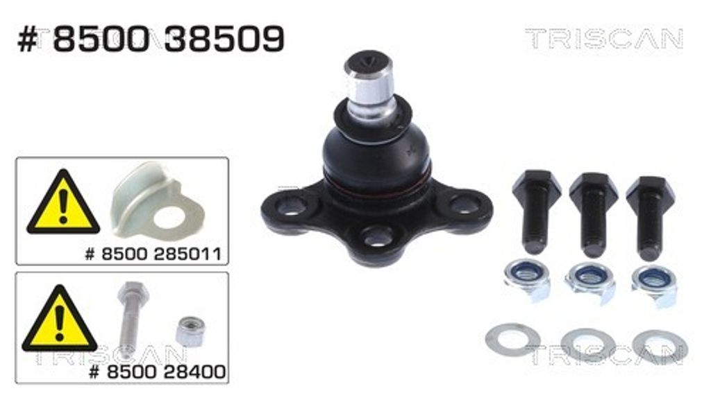 TRISCAN Traggelenk passend für PEUGEOT 2008 Kombi (CU) 8500 38509