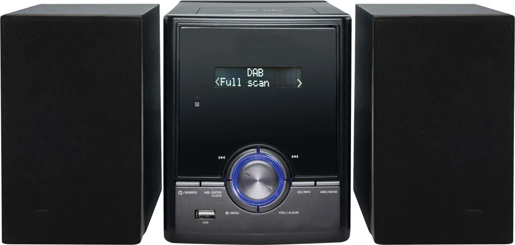 Micro Chaîne HiFi Denver MDA-285 avec Lecteur CD et Port USB Coloris Noir