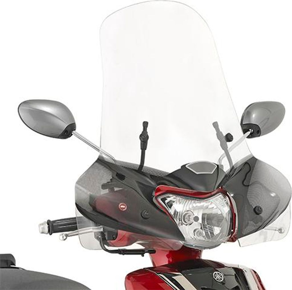 KAPPA GLAS FÜR HONDA SH 300I (07-14), Vision 50-110 (11-18), YAMAHA D'elight 125 (17-18) - MODELL FITTINGS REQUIRED