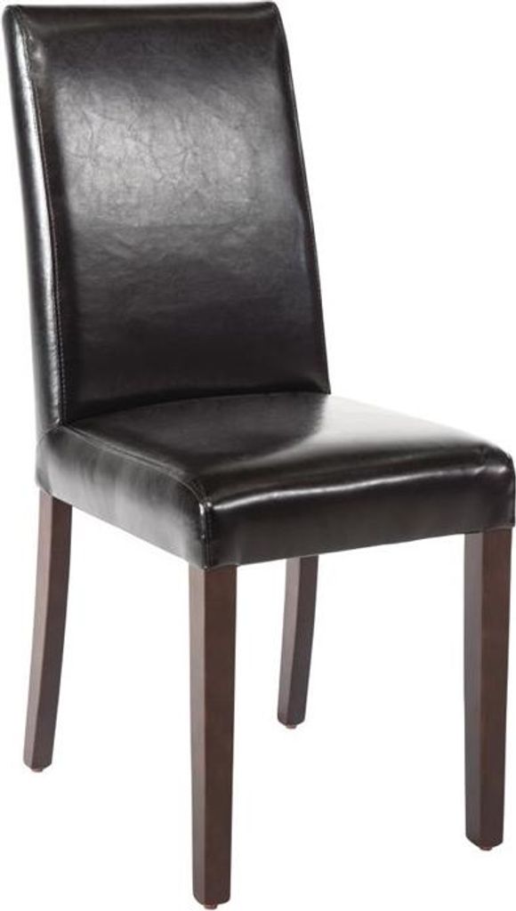 Bolero Esszimmerstühle Kunstleder schwarz (2 Stück)
