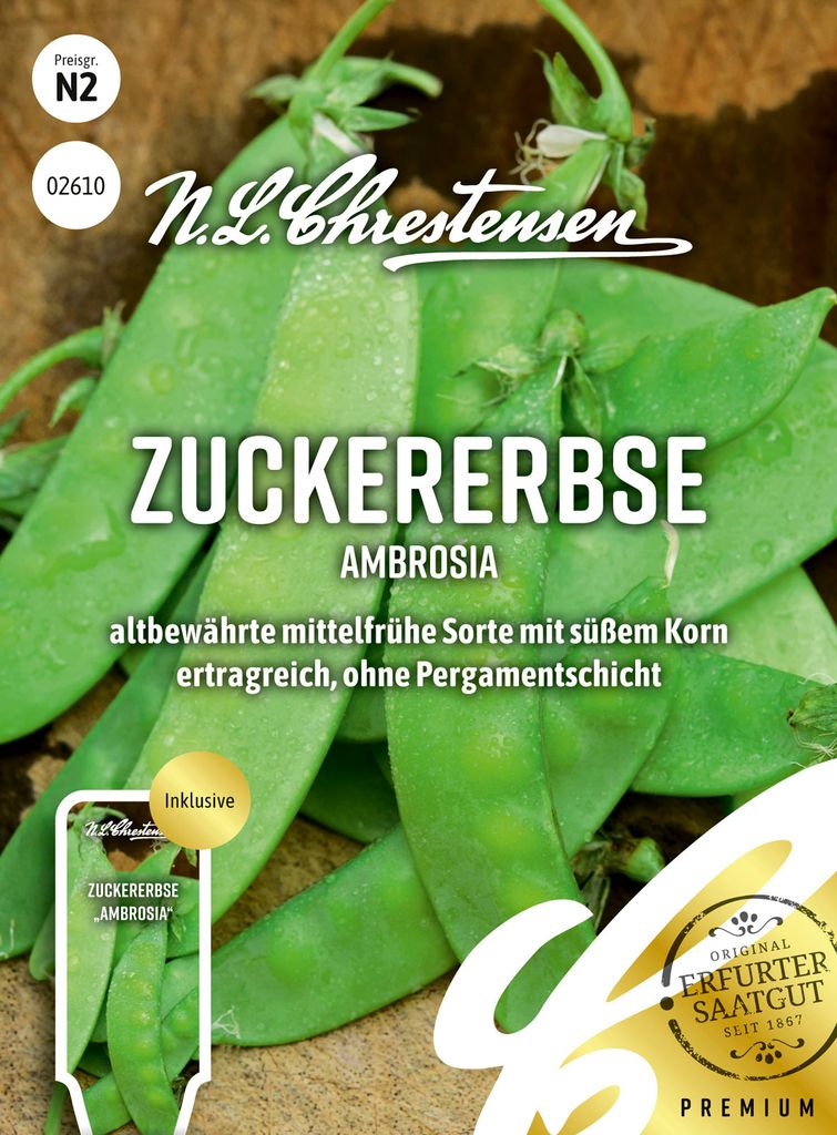 Zuckererbse Ambrosia | Zuckererbsensamen von N.L. Chrestensen