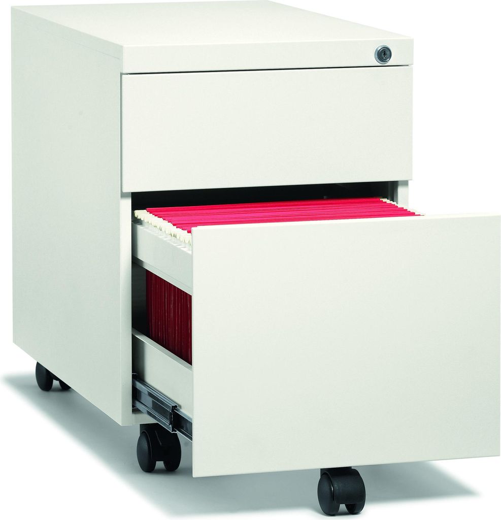 Rollcontainer 1xSchub 1xHR 39x55x59cm ws