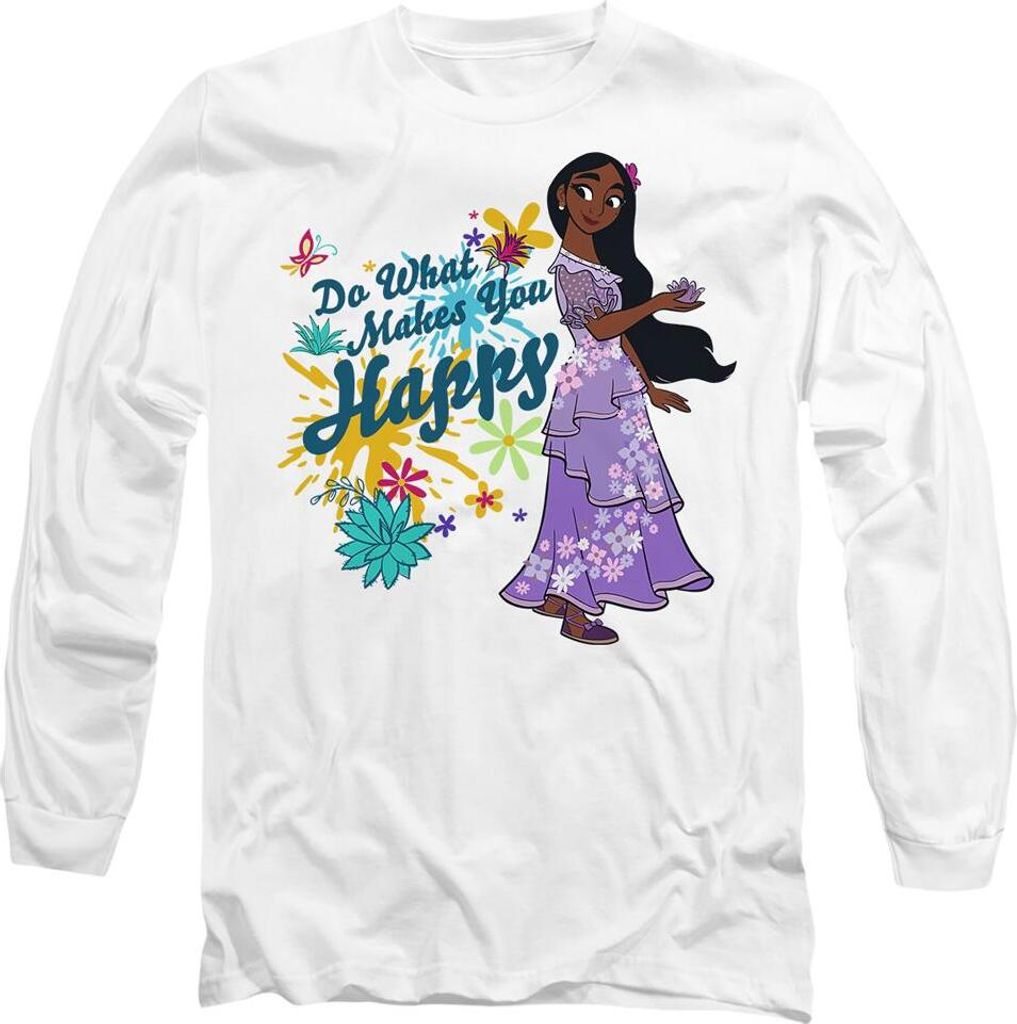 Encanto - "Do What Makes You Happy" T-Shirt für Herren/Damen Uni TV14436 (M) (Weiß)