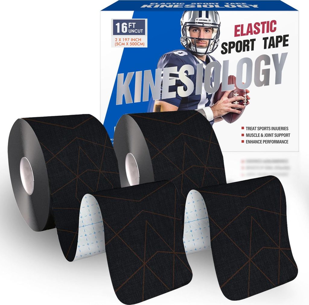 Professionelles Kinesiologie Tape Sport Tape 2 Stück 5x500 cm