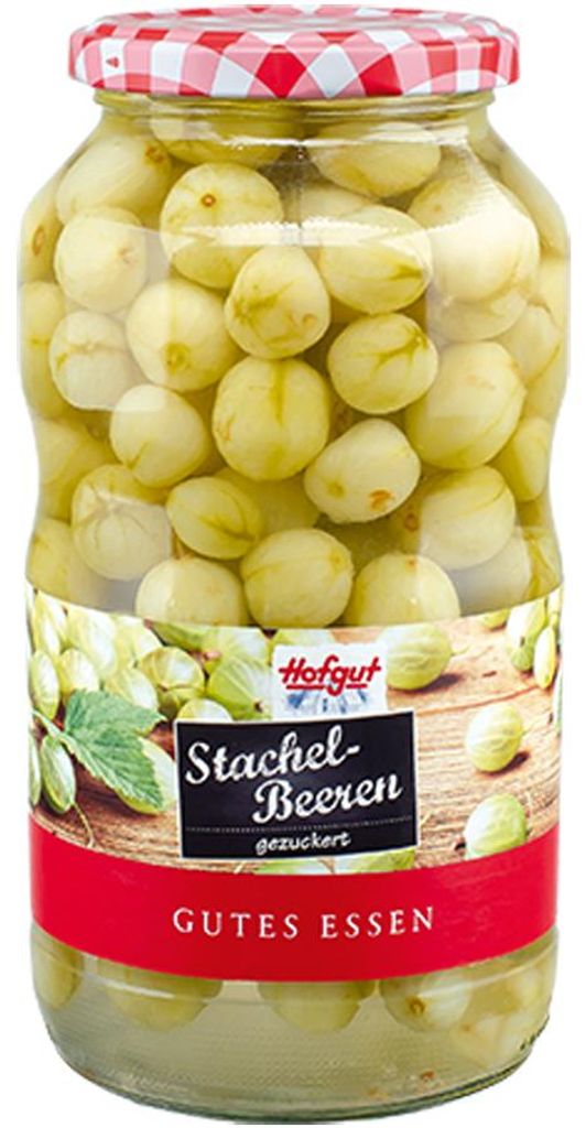 Hofgut Groseilles à maquereau sucrées fruitées en bocal Image du produit 