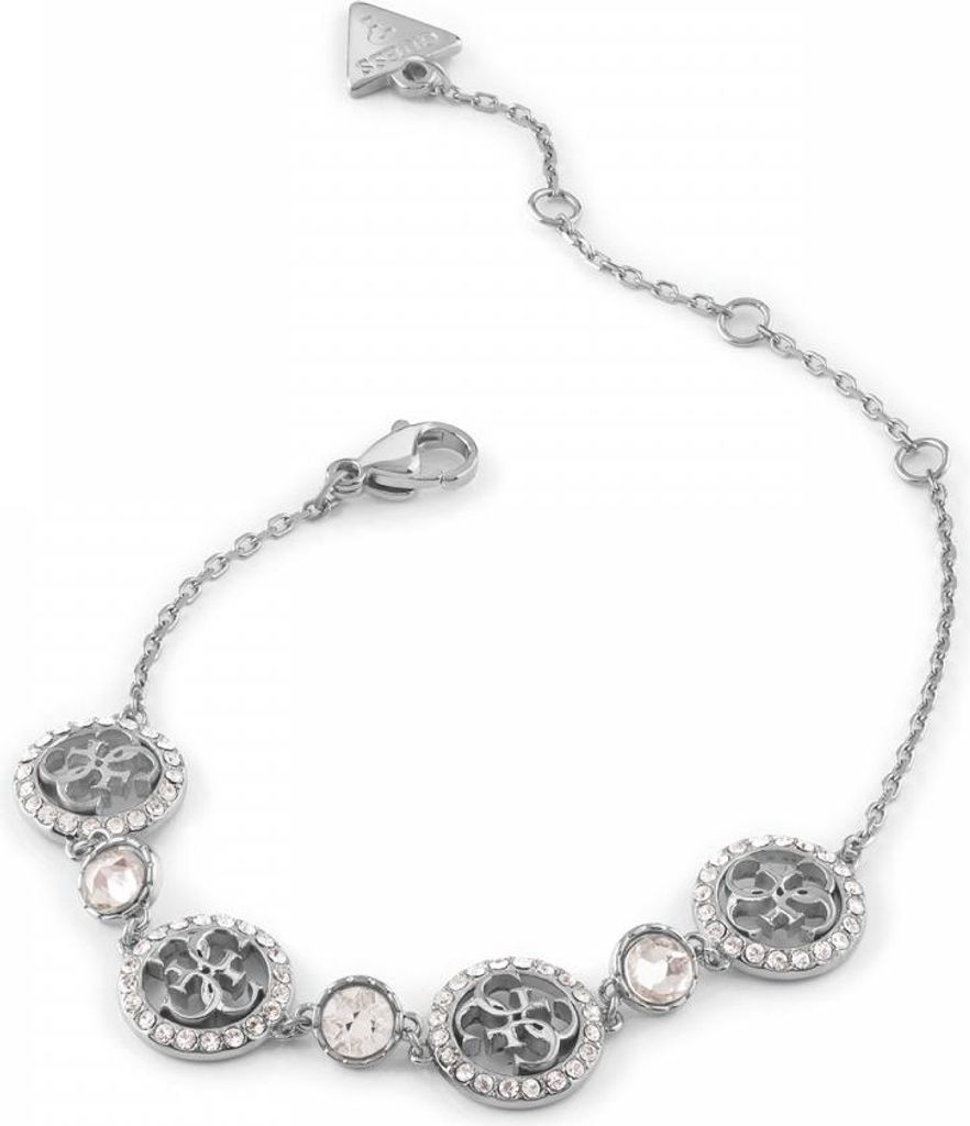 Damen Silber Guess Zirkonia Kreis Armband