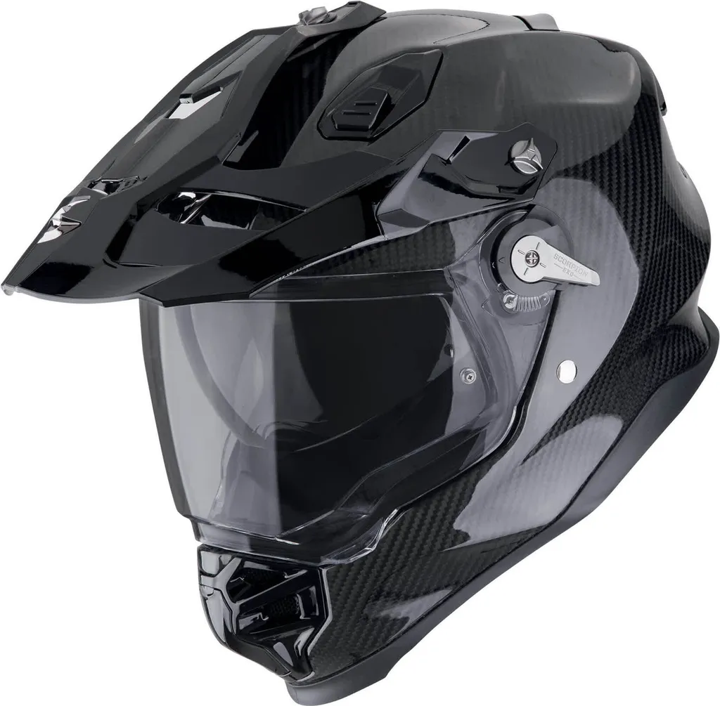 Casque Scorpion ADF-9000 Carbon Air Noir 3XL en Fibre de Carbone Ultra